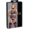 Cottelli Bondage Bra Suspender Set XL