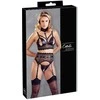 Cottelli Bondage Bra Suspender Set XL