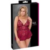 Babydoll raudona 2XL