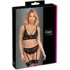 Cottelli Bra & Thong juodas XL