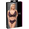 Cottelli Curves Bra Set violetinė 3XL
