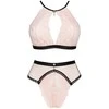 Obsessive Obsessive - Lilines 2-pcs set S/M seksualus liemenėlės ir kelnaičių komplektas