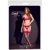 Cottelli Legwear Stockings juodas/red 5