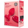 B Vibe Vibruojantis širdies kištukas M/L Raudonas