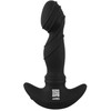 ANOS Vibrating Prostate Plug with Moving Rings, Juodas, 16.3 cm