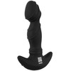 ANOS Vibrating Prostate Plug with Moving Rings, Juodas, 16.3 cm