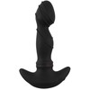 ANOS Vibrating Prostate Plug with Moving Rings, Juodas, 16.3 cm