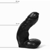 All Black All Juodas AB41 Compact Model Anatomical Intimate Device 15 cm Juodas