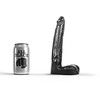All Black All Juodas Model 44 Intimate Silicone System 21 cm Juodas