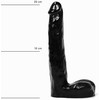 All Black All Juodas Model 44 Intimate Silicone System 21 cm Juodas