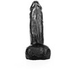 All Black All Juodas AB45 Flexible Juodas Model 20 cm - Anatomical Design, TPR Material