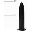 All Black All Juodas 20 cm Intimate Model - Flexible Smooth Surface, Juodas