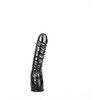 All Black All Juodas Ergonomic Intimate Machine 20cm Juodas Anatomical Model