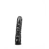 All Black All Juodas Ergonomic Intimate Machine 20cm Juodas Anatomical Model