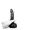 All Black All Juodas 051 Intimate Silicone Model, Juodas, 22 cm