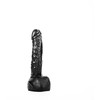 All Black All Juodas 051 Intimate Silicone Model, Juodas, 22 cm