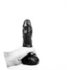 All Black All Juodas 052 Intimate Model, Veined Surface, 22 cm, Juodas