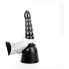 All Black All Juodas 13/34 cm Intimate Model with Textured Grooves, Juodas