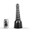 All Black All Juodas 13/34 cm Intimate Model with Textured Grooves, Juodas