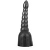 All Black All Juodas 13/34 cm Intimate Model with Textured Grooves, Juodas
