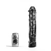 All Black All Juodas Model 059 - Anatomically Shaped Intimate Device, 31 cm, Juodas