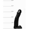 All Black All Juodas Model 13 Intimate Priedas 34 cm - Smooth Juodas Surface