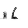 All Black All Juodas 066 Intimate Stimulation Model - 19 cm, Juodas, Slim Design