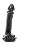 All Black All Juodas 066 Intimate Stimulation Model - 19 cm, Juodas, Slim Design