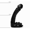 All Black All Juodas 066 Intimate Stimulation Model - 19 cm, Juodas, Slim Design