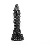 All Black All Juodas Model 23 PVC Intimate Toy Juodas 23 cm Ergonomic Design
