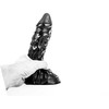 All Black All Juodas Model 23 PVC Intimate Toy Juodas 23 cm Ergonomic Design