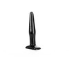 All Black All Juodas AB68 Compact Intimate Plug 12 cm Space Shuttle Shape