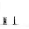 All Black All Juodas AB68 Compact Intimate Plug 12 cm Space Shuttle Shape