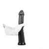All Black All Juodas Model 070 31cm Anatomic Intimate Device - Textured Juodas
