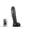 All Black All Juodas Model 11 Intimate Silicone System 29 cm - Anatomical Shaft