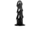 All Black All Juodas Model 5530 Multi-Ring Intimate Silicone Device 17 cm Juodas