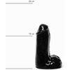 All Black All Juodas Model 05 Intimate Machine 13 cm Juodas - Smooth Anatomical Design