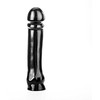 All Black ALL Juodas Model 33 cm Intimate System - Juodas PVC, Large Size