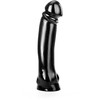 All Black ALL Juodas Model 33 cm Intimate System - Juodas PVC, Large Size