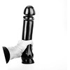 All Black ALL Juodas Model 33 cm Intimate System - Juodas PVC, Large Size