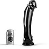 All Black ALL Juodas Model 33 cm Intimate System - Juodas PVC, Large Size