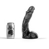 All Black All Juodas 23 cm Model 6604 Anal Plug - Anatomical Design, Juodas
