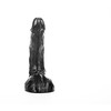 All Black All Juodas 23 cm Model 6604 Anal Plug - Anatomical Design, Juodas
