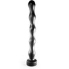 All Black All Juodas Model 16 Intimate Wand - 41 cm, Flexible Surface Design