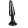 All Black All Juodas Model 14 Intimate Plug 35 cm Flexible Juodas Design