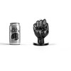All Black All Juodas AB44 Intimate Plug 13 cm, Anatomical PVC, Juodas Finish