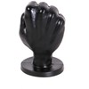 All Black All Juodas AB44 Intimate Plug 13 cm, Anatomical PVC, Juodas Finish