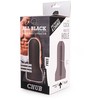 All Black All Juodas Loop Model 2 Intimate Machine - 17 cm, Phthalate-Free, Juodas
