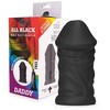 All Black All Juodas Intimate Machine Daddy Model 17 cm, Phthalate-Free, Juodas