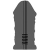 All Black All Juodas Intimate Machine Daddy Model 17 cm, Phthalate-Free, Juodas